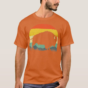 T-shirt Conception De Bison cool Pour Hommes Femmes Bison