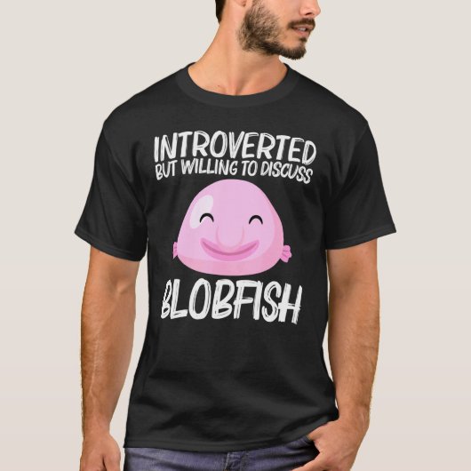 T-shirt Conception de blobfish cool pour hommes femmes pêc (Devant)