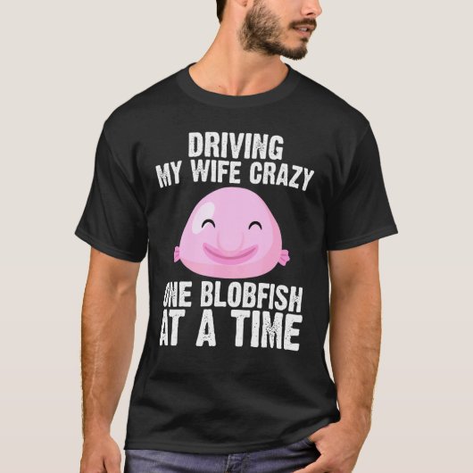 T-shirt Conception de blobfish cool pour hommes papa pêche (Devant)