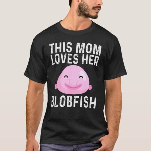 T-shirt Conception de Blobfish Cool pour les pêcheurs de p (Devant)