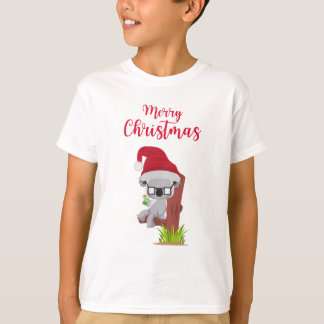 T-shirt Conception de boisson de Noël Cute Koala en Austra