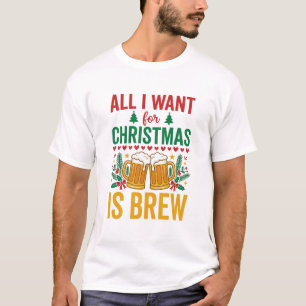 T-shirt Conception de boisson de vacances Christmas Brew