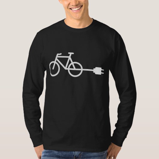 T-shirt Conception de bouchon électrique pour vélos électr (Devant)