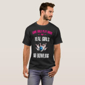 T-shirt Conception de bowling pour femme fille (Devant entier)