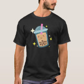 T-shirt Conception de Bubble Tea Mignonne et Joyeuse (Devant)