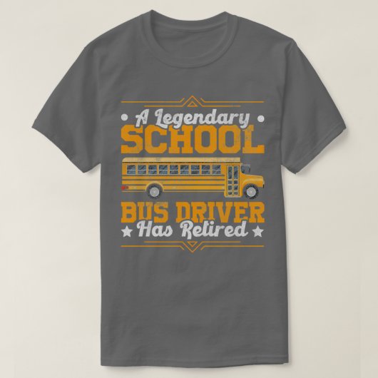 T-shirt Conception De Bus Pour Les Conducteurs D'Autobus O (Design devant)