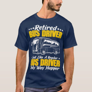 T-shirt Conception De Bus Pour Les Conducteurs D'Autocars 