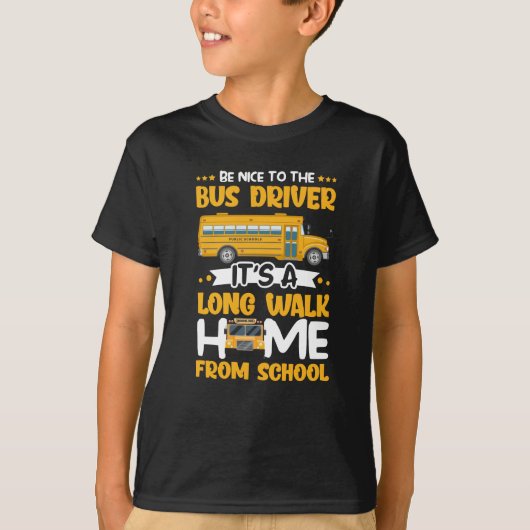 T-shirt Conception De Bus Pour Les Conducteurs De Bus Ou D (Devant)