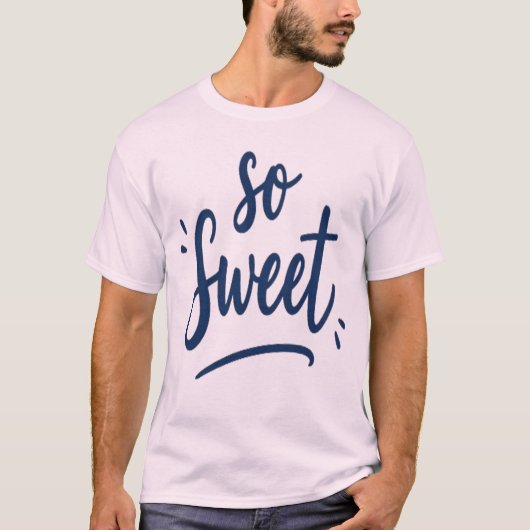 T-shirt Conception de calligraphie si douce Conception p (Devant)