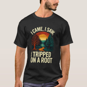 T-shirt Conception de campeur de sentier de randonnée drôl