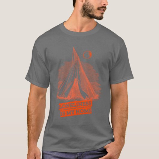 T-shirt Conception de camping fille (Devant)