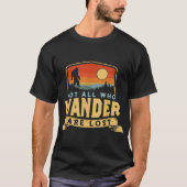 T-shirt Conception de camping rétro Bigfoot Wanderer (Devant)