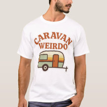 Conception de camping rétro bizarre caravane