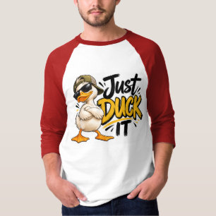 T-shirt Conception de canard drôle, juste canard