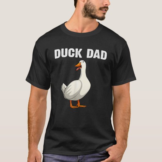 T-shirt Conception de canard mignon pour papa hommes oisea (Devant)
