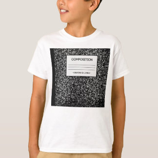 T-shirt Conception de carnet de composition