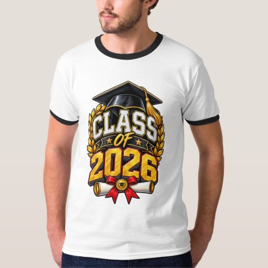 T-shirt Conception de célébration de remise des diplômes d (Devant)