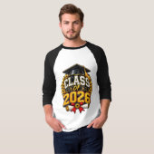 T-shirt Conception de célébration de remise des diplômes d (Devant entier)