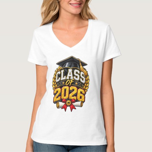 T-shirt Conception de célébration de remise des diplômes d (Devant)