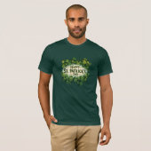 T-shirt Conception de célébration du trèfle irlandais (Devant entier)