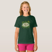 T-shirt Conception de célébration du trèfle irlandais (Devant entier)