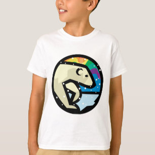 T-shirt conception de cercle d'ours polaires