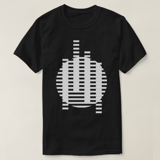 T-shirt conception de cercle géométrique (Design devant)