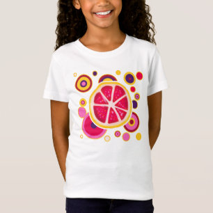 T-Shirt Conception de cercles de tranche de pamplemousse