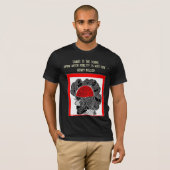 T-shirt Conception de chaos et de réalité (Devant entier)