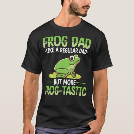 T-shirt Conception de chasse de papa grenouille Toad Gigge (Devant)