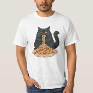 T-shirt Conception de chat amateur de nourriture italienne