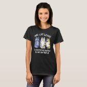 T-shirt Conception de chat Chats Chaton Gueule de bois (Devant entier)