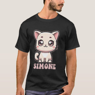 T-shirt Conception de chat Kitty mignon pour les filles no