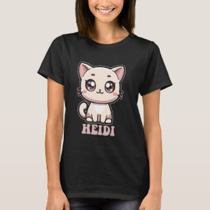 T-shirt Conception de chat Kitty mignon pour les filles no