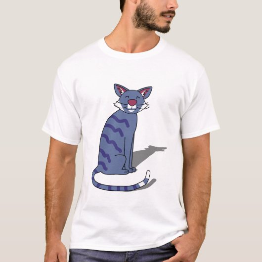 T-shirt Conception de chat mignonne | Cadeau original pour (Devant)
