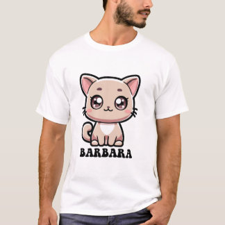 T-shirt Conception de chat mignonne Kitty de Barbara