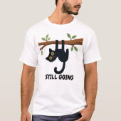 T-shirt Conception de chat pendu motivant (Devant)