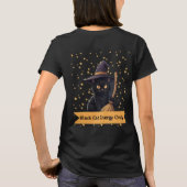 T-shirt Conception de chat sorcière avec énergie de chat n (Dos)