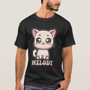 T-shirt Conception de chaton mignon pour filles nommées Me