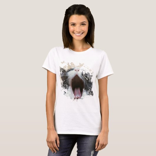 T-shirt Conception de chats (Devant entier)