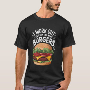 T-shirt Conception de cheeseburger de restauration rapide