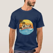 T-shirt Conception de Chef Retro Sunset (Devant)