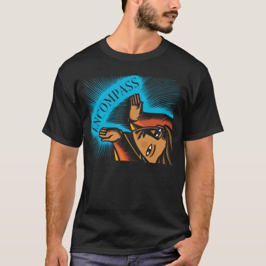 T-shirt Conception de chemise (Devant)