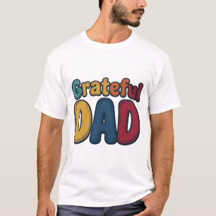 T-shirt Conception de chemise à lettres bulles rétro Papa 