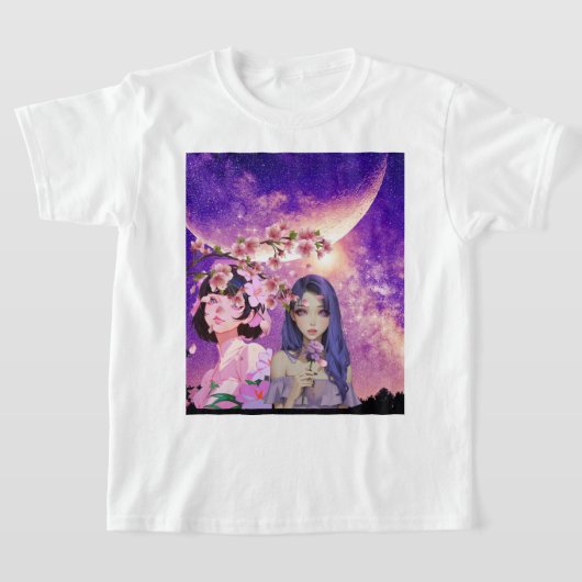 T-shirt conception de chemise blanche princesse (Poser)
