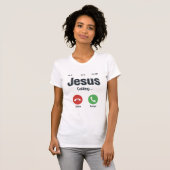 T-shirt Conception de chemise chrétienne pour écran de tél (Devant entier)