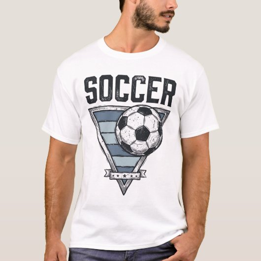 T-shirt Conception de chemise de badge de triangle de ball (Devant)