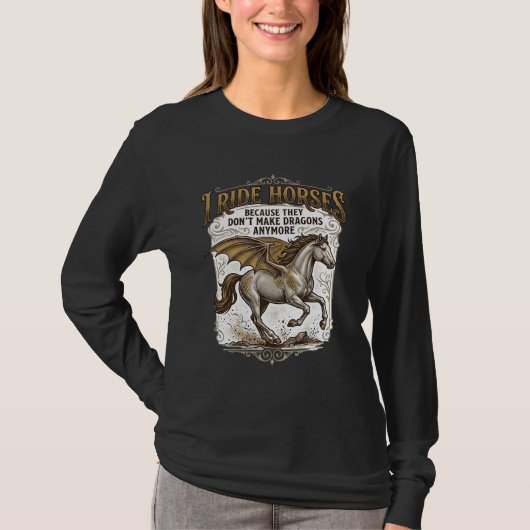 T-shirt Conception de chemise de cavalier de fantaisie de (Devant)