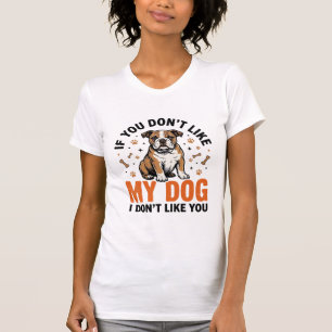 T-shirt Conception de chemise de citation de chiot vintage