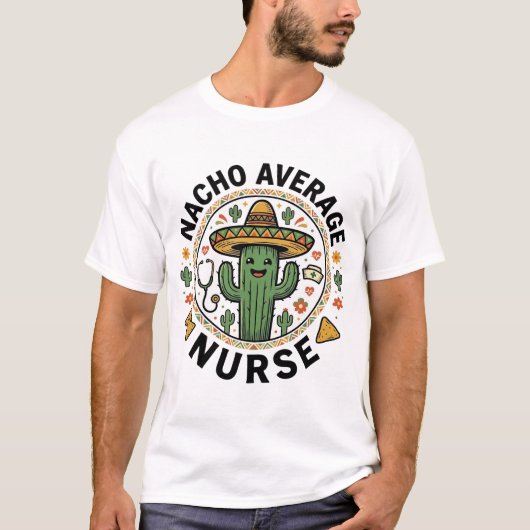 T-shirt Conception de chemise de fiesta de cactus d'infirm (Devant)